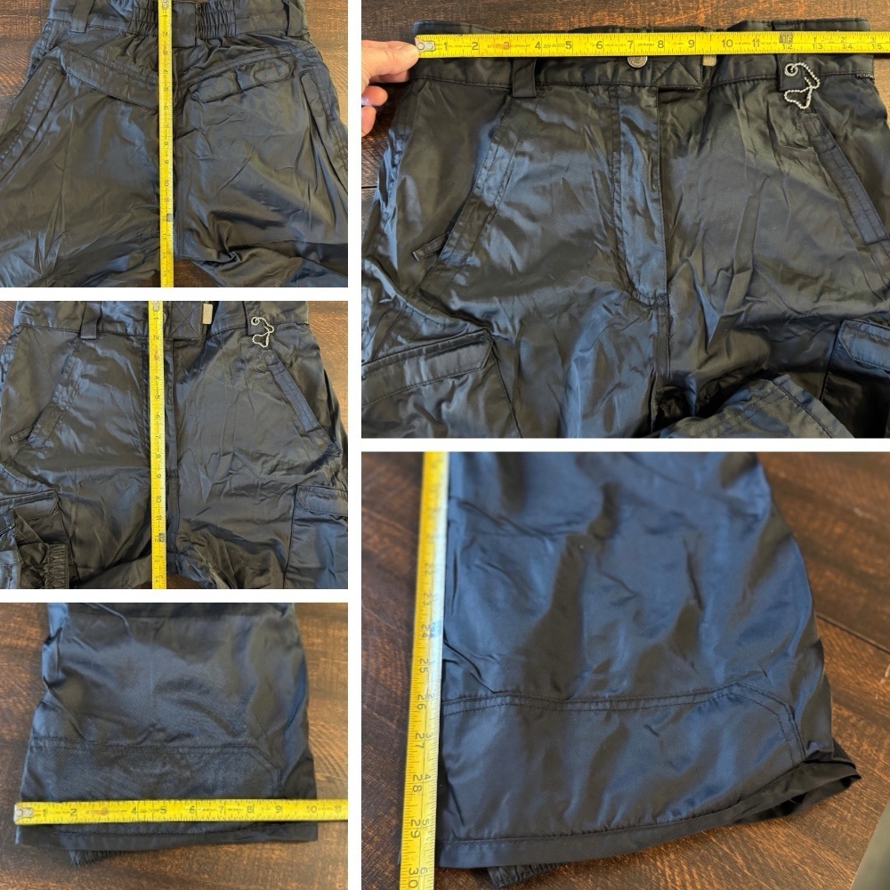 Powder Room Snowboard Ski Pants Insulated Waterproof Cargo Vents Women's M - Picture 13 of 17